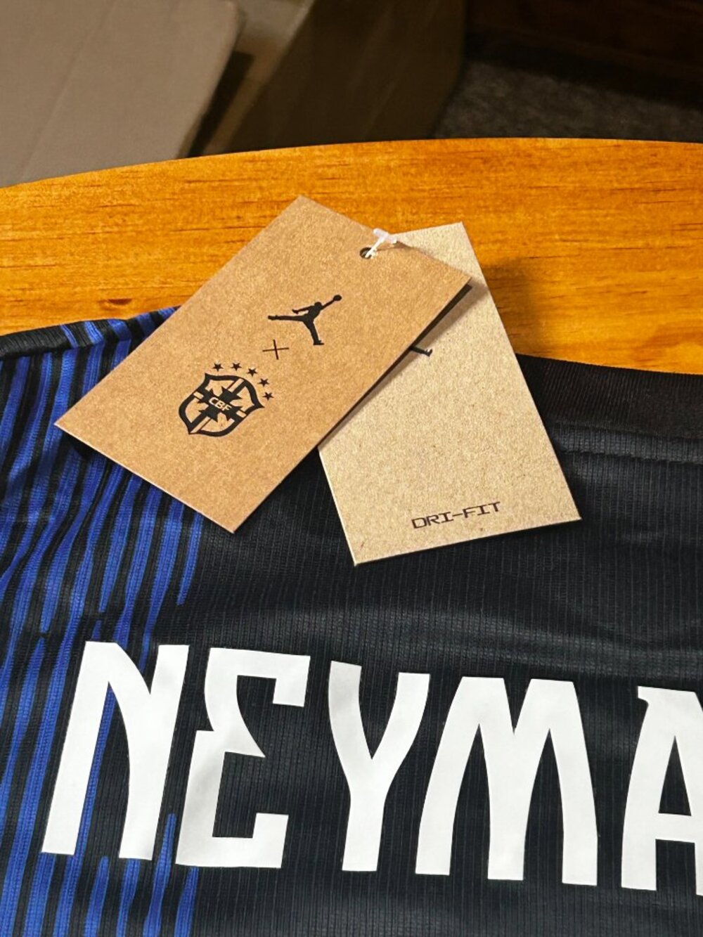 Neymar Jr #10 World Cup Soccer Jersey brazil Blue Men's Sizes - Picture 6 of 12